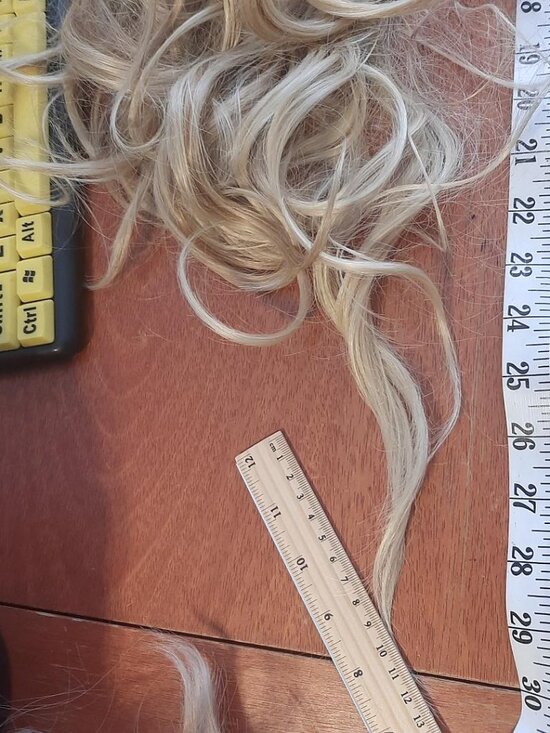 NEW! Women Long 30 inch Curly Wigs Light Blonde